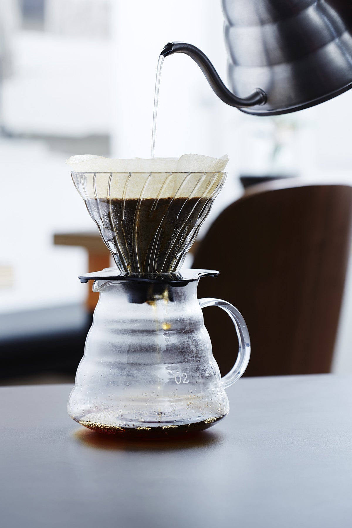 V60 Glass Dripper (Size - 02)