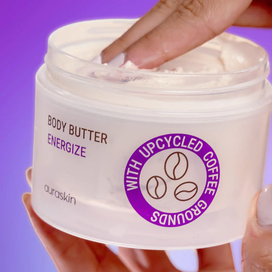 BODY BUTTER ENERGIZE with upcycled coffee Auraskin 200ml