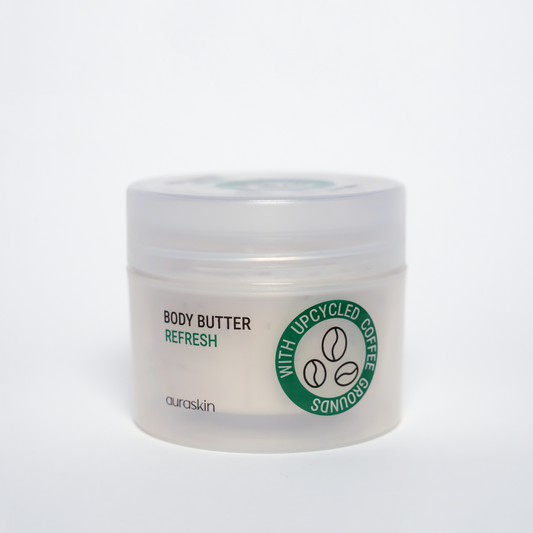 BODY BUTTER REFRESH (with upcycled coffee)Auraskin 200ml