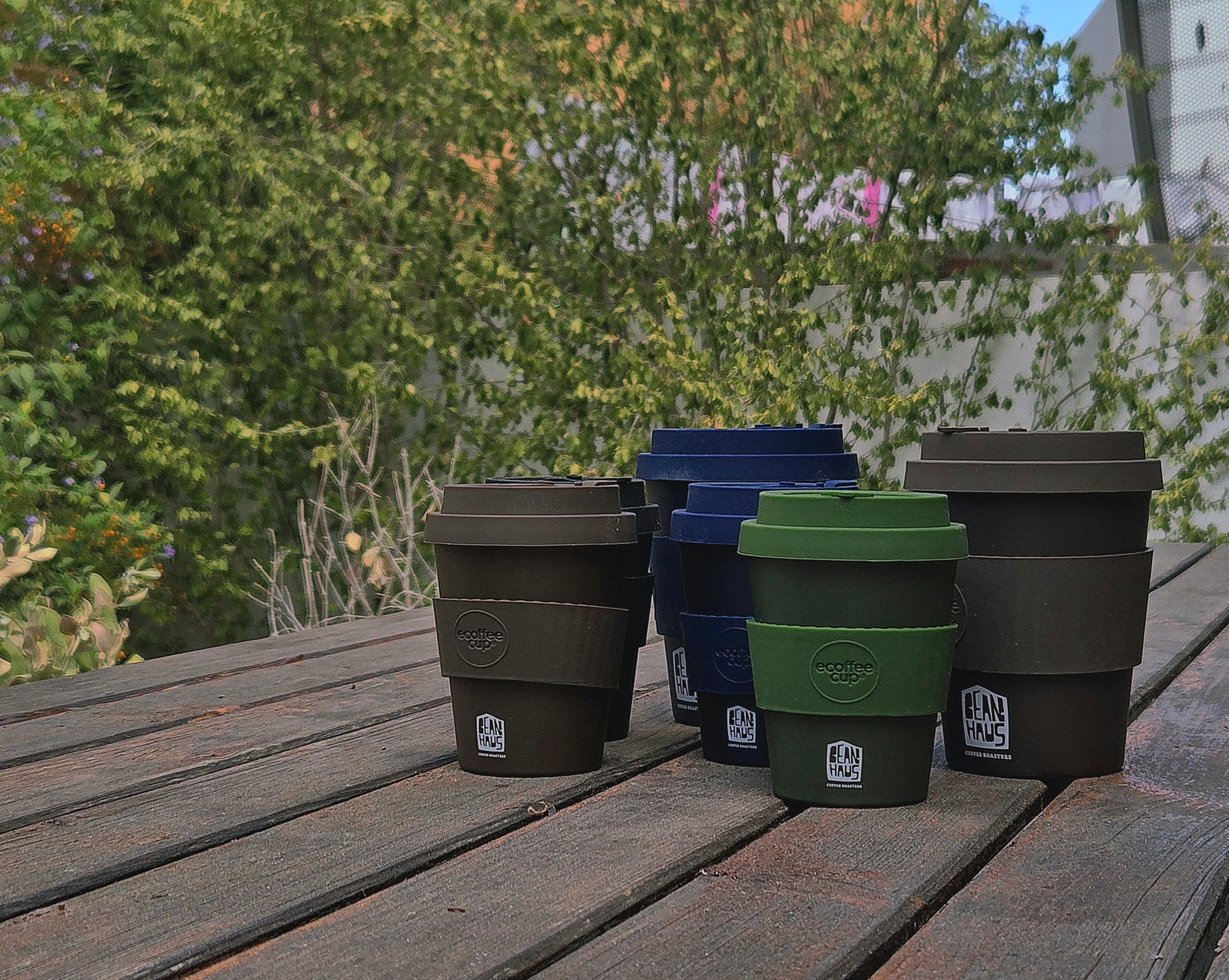 Ecocoffee cup with BH logo