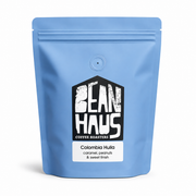 Colombia Huila specialty coffee beans by BeanHaus Coffee Roasters, freshly roasted in Cyprus – caramel, peanuts and sweet finish