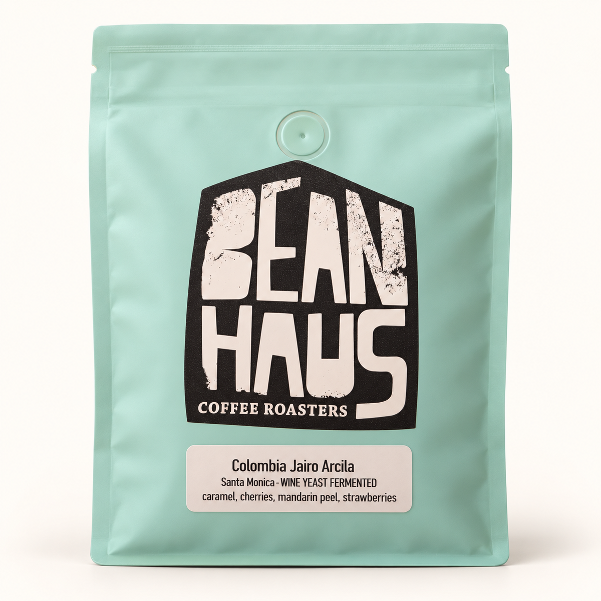 BeanHaus Colombia Jairo Arcila Santa Monica wine yeast fermented specialty coffee 200 g, with caramel, cherries, mandarin peel and strawberry tasting notes