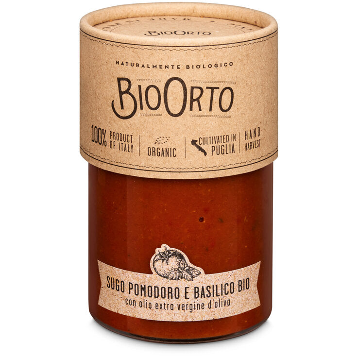 BioOrto Organic Tomato and Basil Sauce 350g