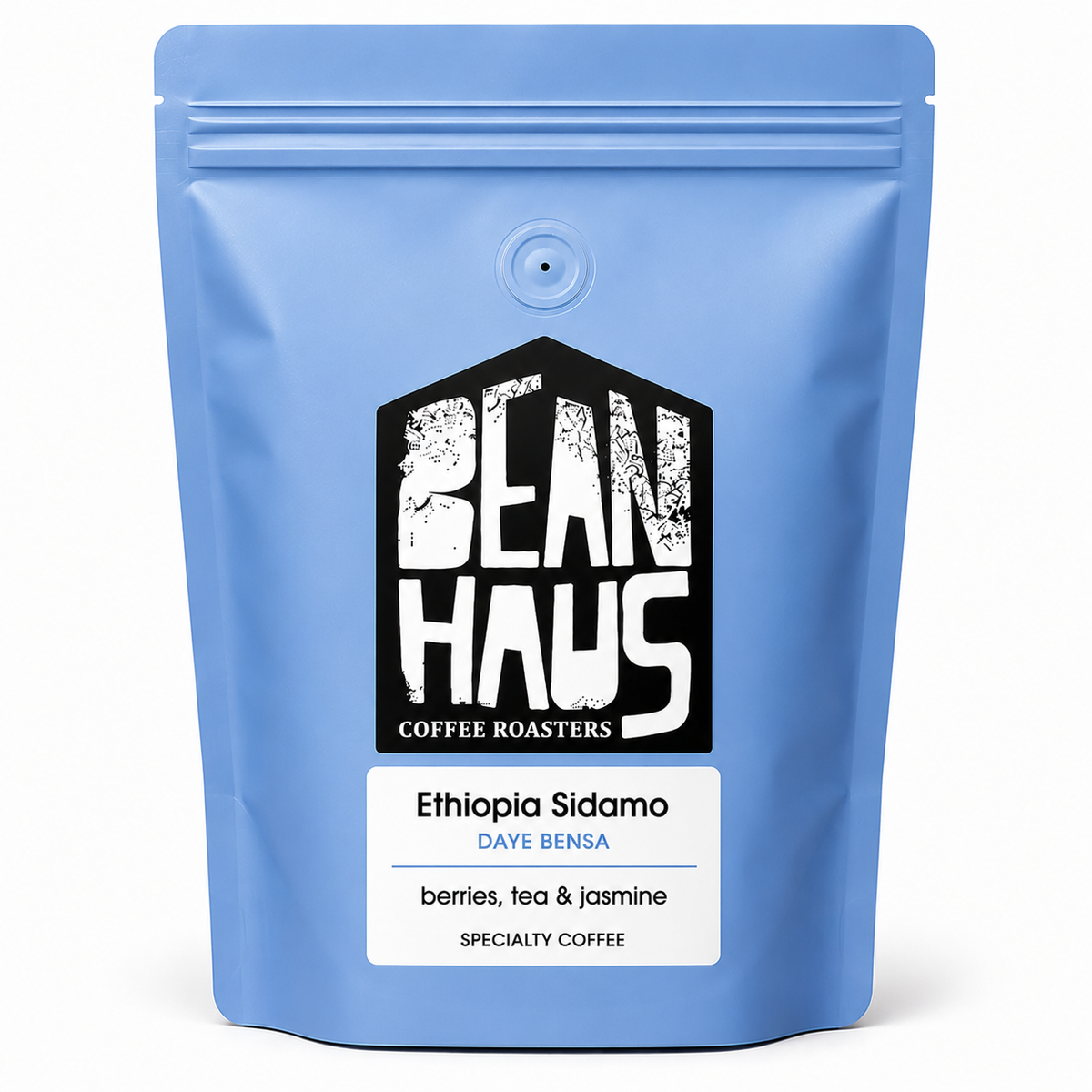 Ethiopia Sidamo Daye Bensa specialty coffee beans by BeanHaus Coffee Roasters, freshly roasted in Cyprus – berries, tea and jasmine