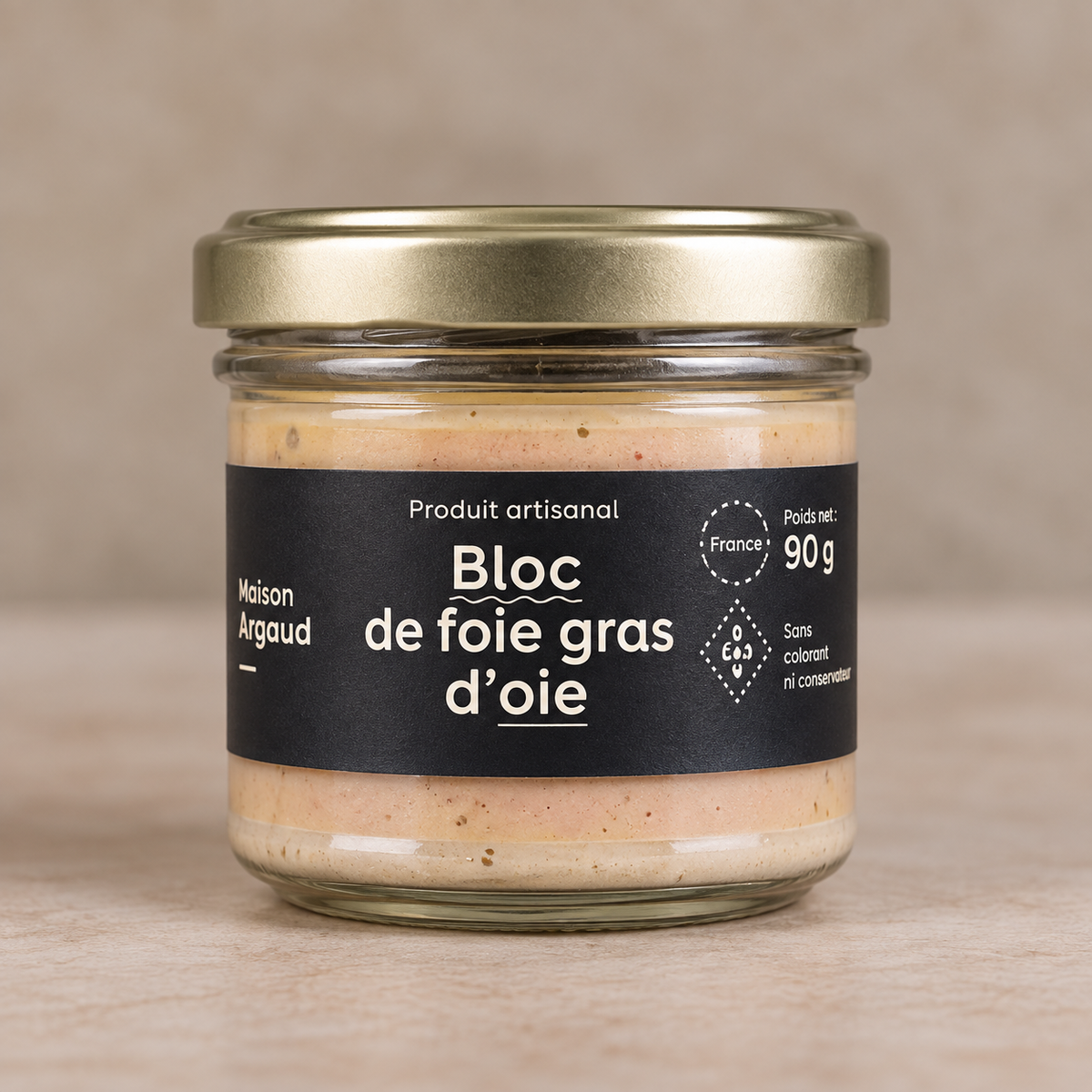 Maison Argaud Bloc de Foie Gras de Canard 90g