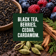 Mount Kenya tasting notes: black tea, berries, cedar, cardamom