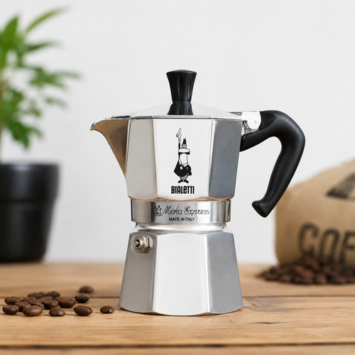 Bialetti Moka Express 6 Cup | Made in Italy Coffee Maker