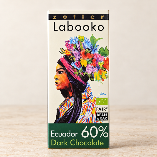 Zotter Labooko Ecuador 60% organic fair trade dark chocolate, 70g
