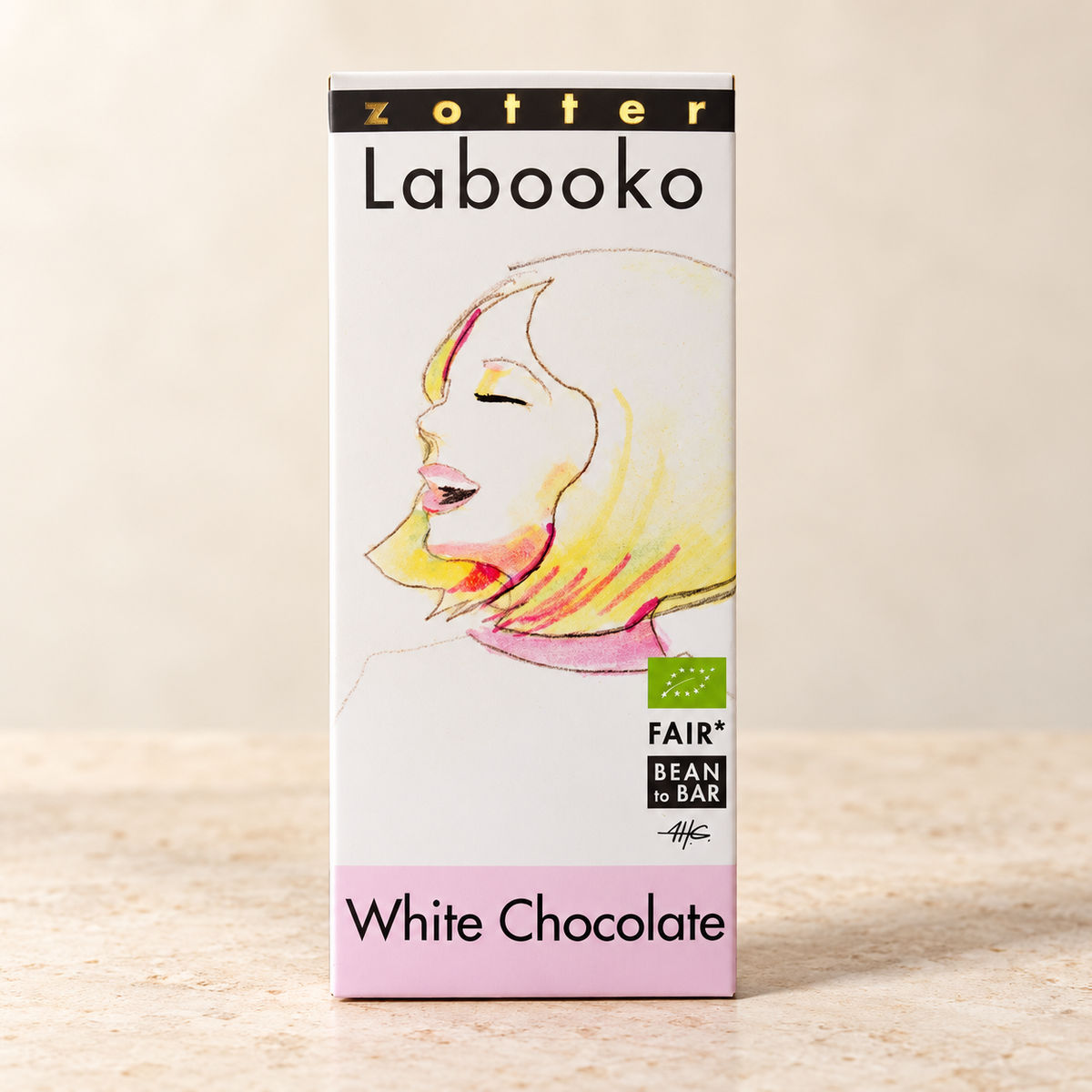 Zotter Labooko organic fair trade white chocolate, 70g